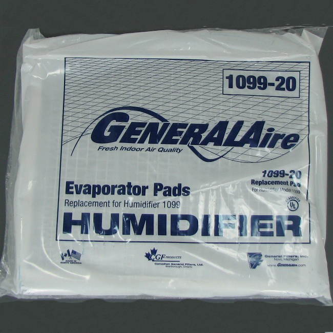 General Aire Humidifier Pad 1099-20 2 Pack