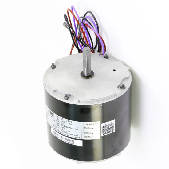 (image for) MOT18664 Trane 1/3 HP 1075 RPM 230V Fan Motor