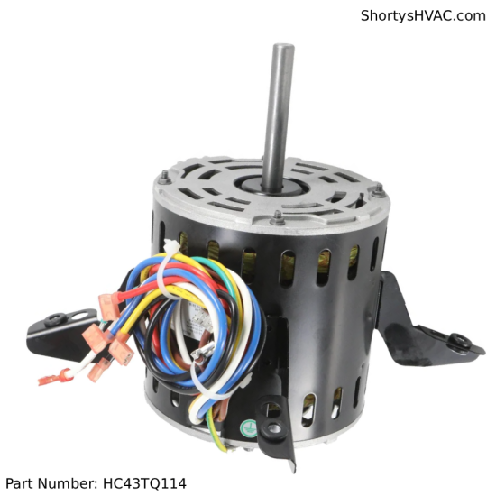 (image for) Carrier HC43TQ114 Blower Motor 1/2 HP 1075 RPM 4-Speed