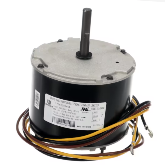 (image for) Carrier Condenser Fan Motor HB38GQ230 1/5 HP 1100 RPM