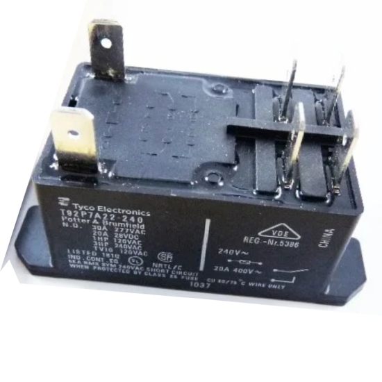 (image for) Carrier HN61PC004 HVAC Heavy-Duty Relay | 240V Coil, 30A, DPST