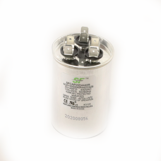 (image for) Trane Dual Capacitor SFCAP20D4440R 20 + 4 uF 370/440 VAC