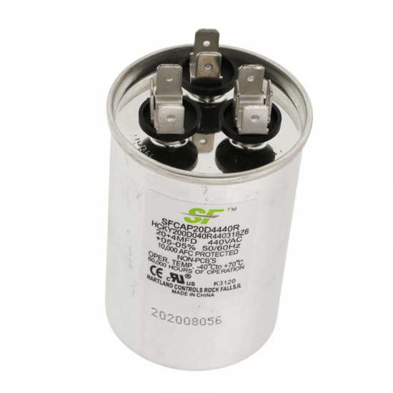 (image for) Trane Dual Capacitor CPT00673 20 + 4 uF 370/440 VAC