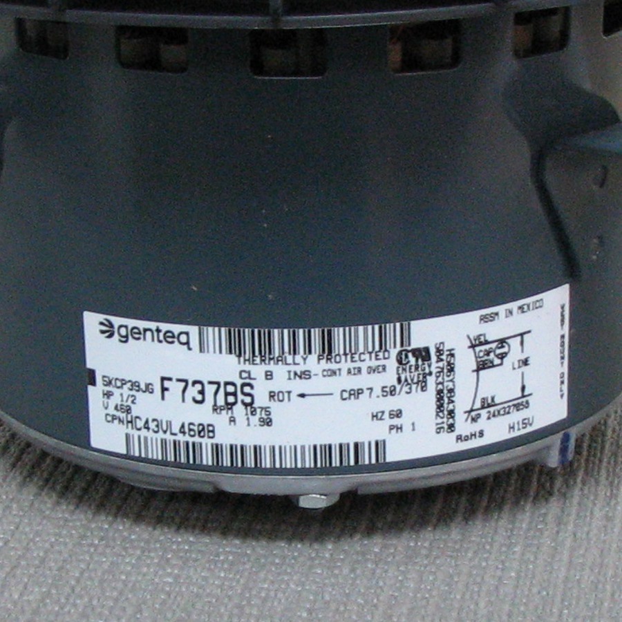 Carrier Condenser Fan Motor HC43VL460
