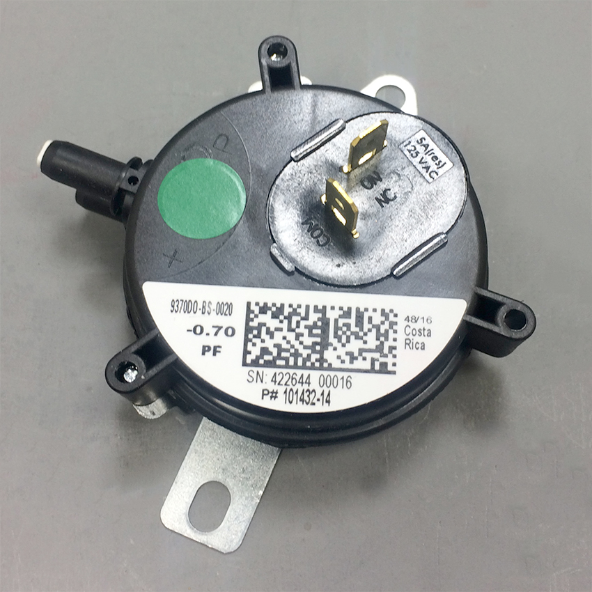 Renewed 103614 Ducane OEM Furnace Replacement Air Pressure Switch 0.65 