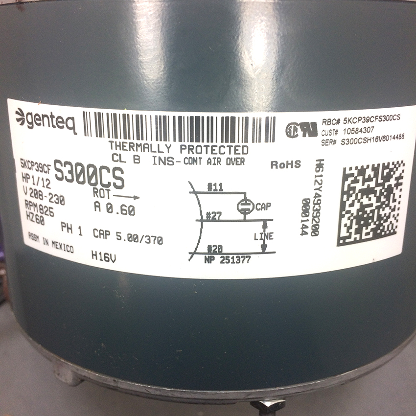 Goodman / Amana Condenser Fan Motor 10584307S