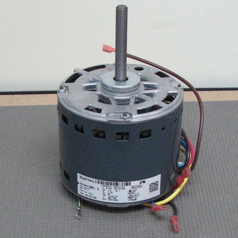 1/3 Hp Blower Motor ClimaTek Furnace Blower Motor - 1/3 HP, 230 Volt, 3-Speed, Replaces Carrier/GE Genteq HC41AE193A 1/3 HP Furnace Blower Motor
