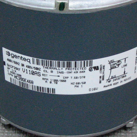 Carrier Condenser Fan Motor HC39GE468